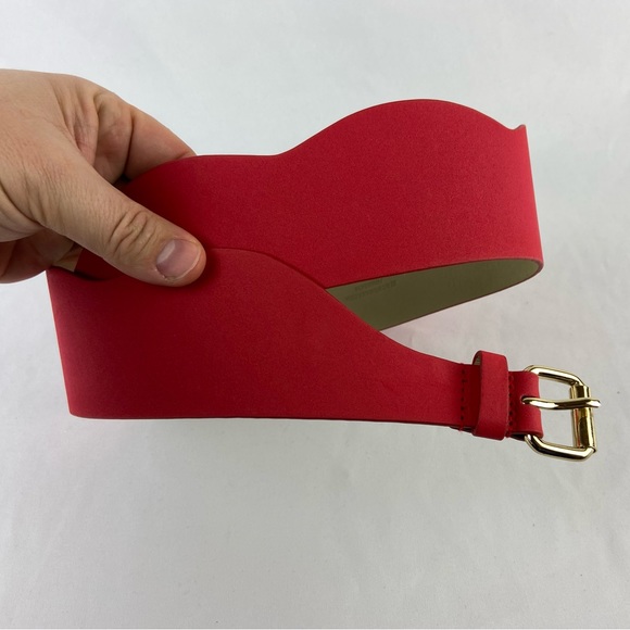 BCBGMaxAzria Accessories - BCBGMaxAzria Red Waist Belt Size L